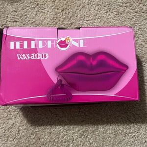 Pink lip telephone